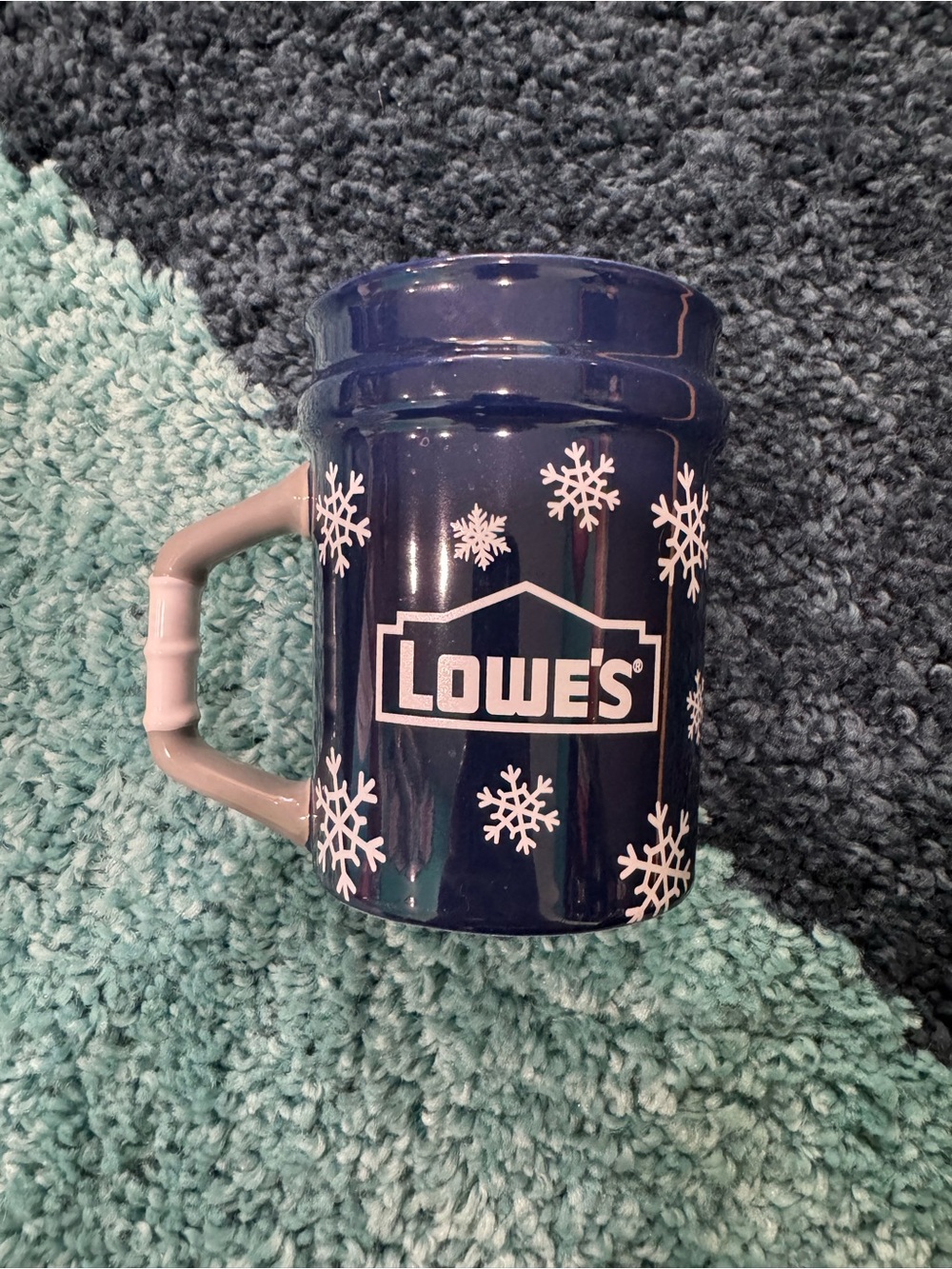 Limited Edition Lowe’s Bucket Ceramic Coffee Mug Holiday 2025